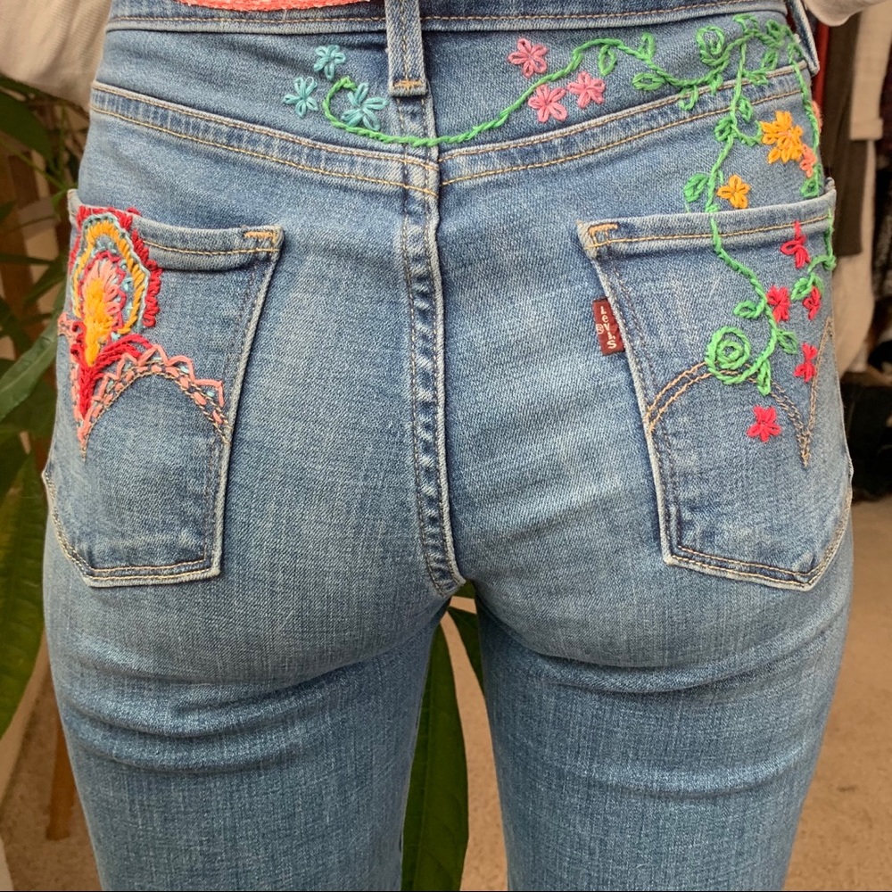 Levi’s Custom Decorated Jeans